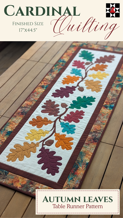 Autumn Leaves - Quilted Table Runner Pattern