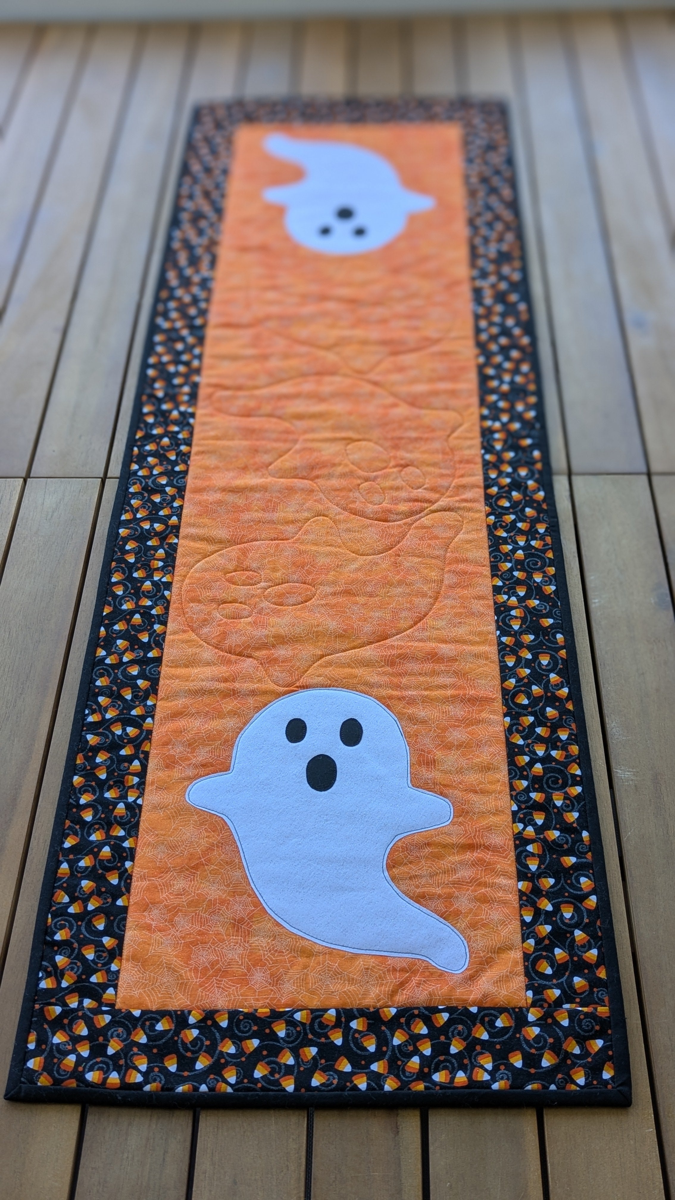 Halloween Ghost - Quilted Table Runner Pattern