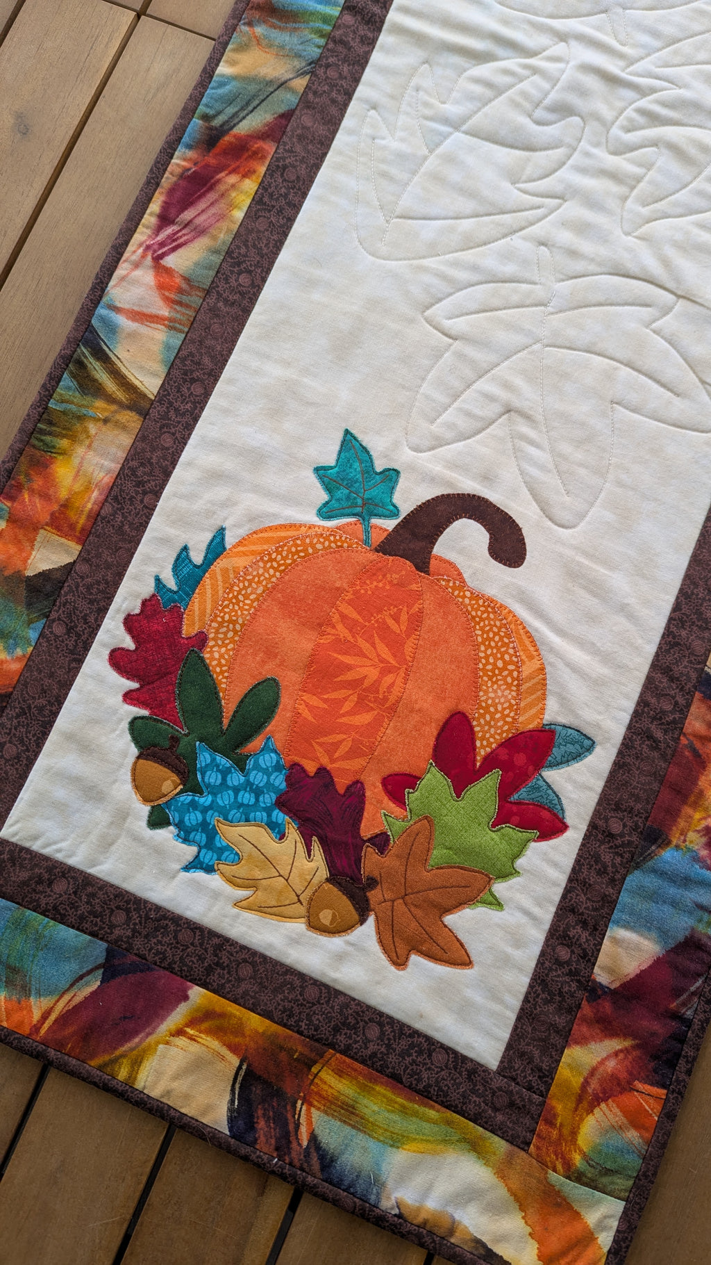 Fall Pumpkin - Quilted Table Runner Pattern