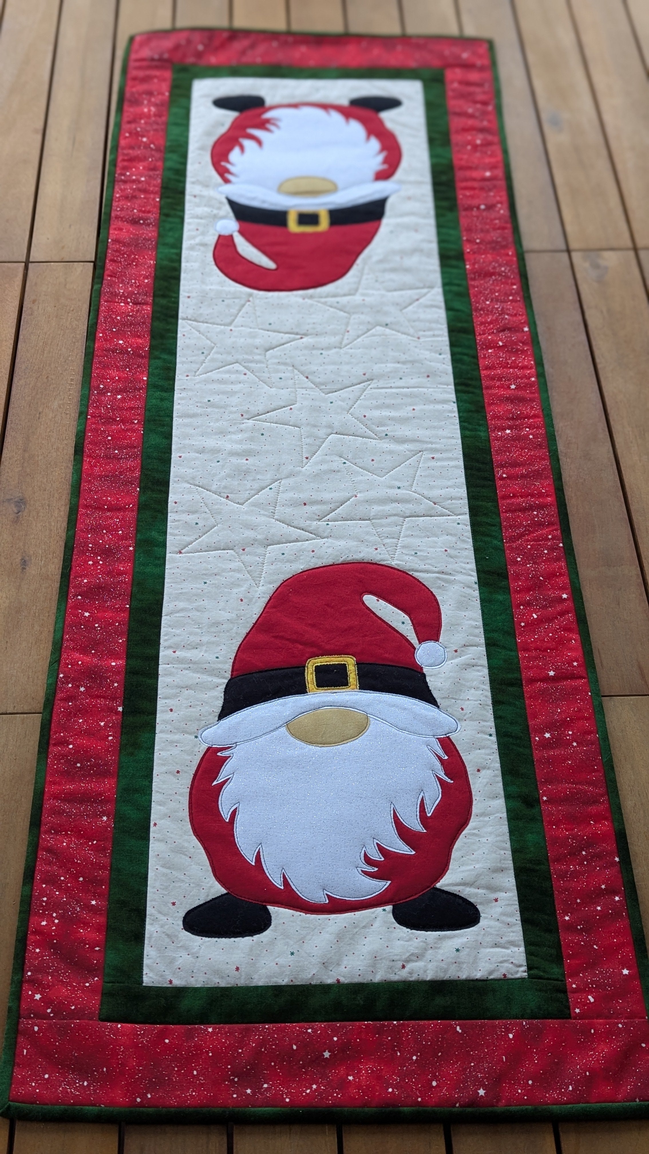 Christmas Gnome - Quilted Table Runner Pattern