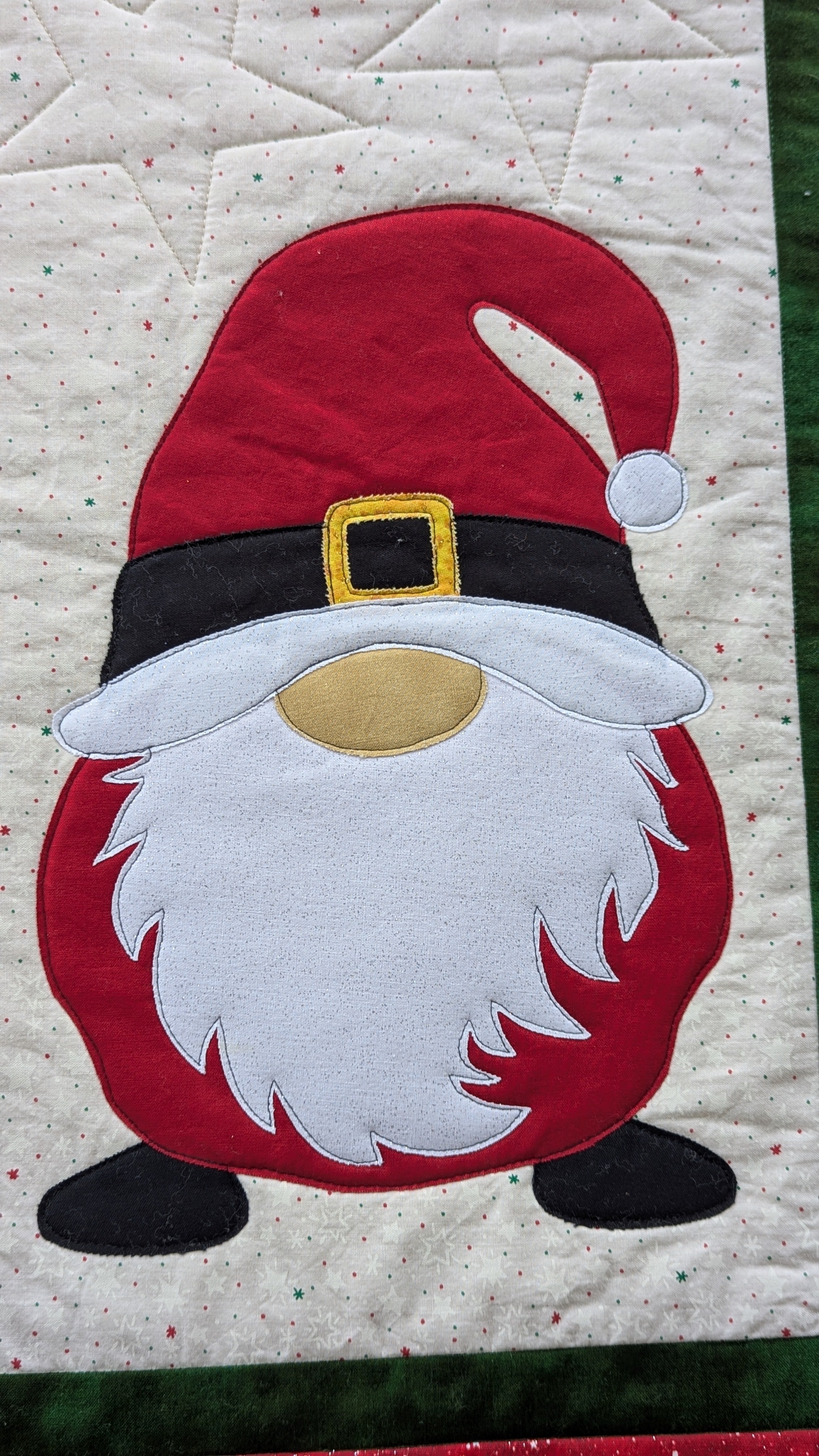 Christmas Gnome - Quilted Table Runner Pattern