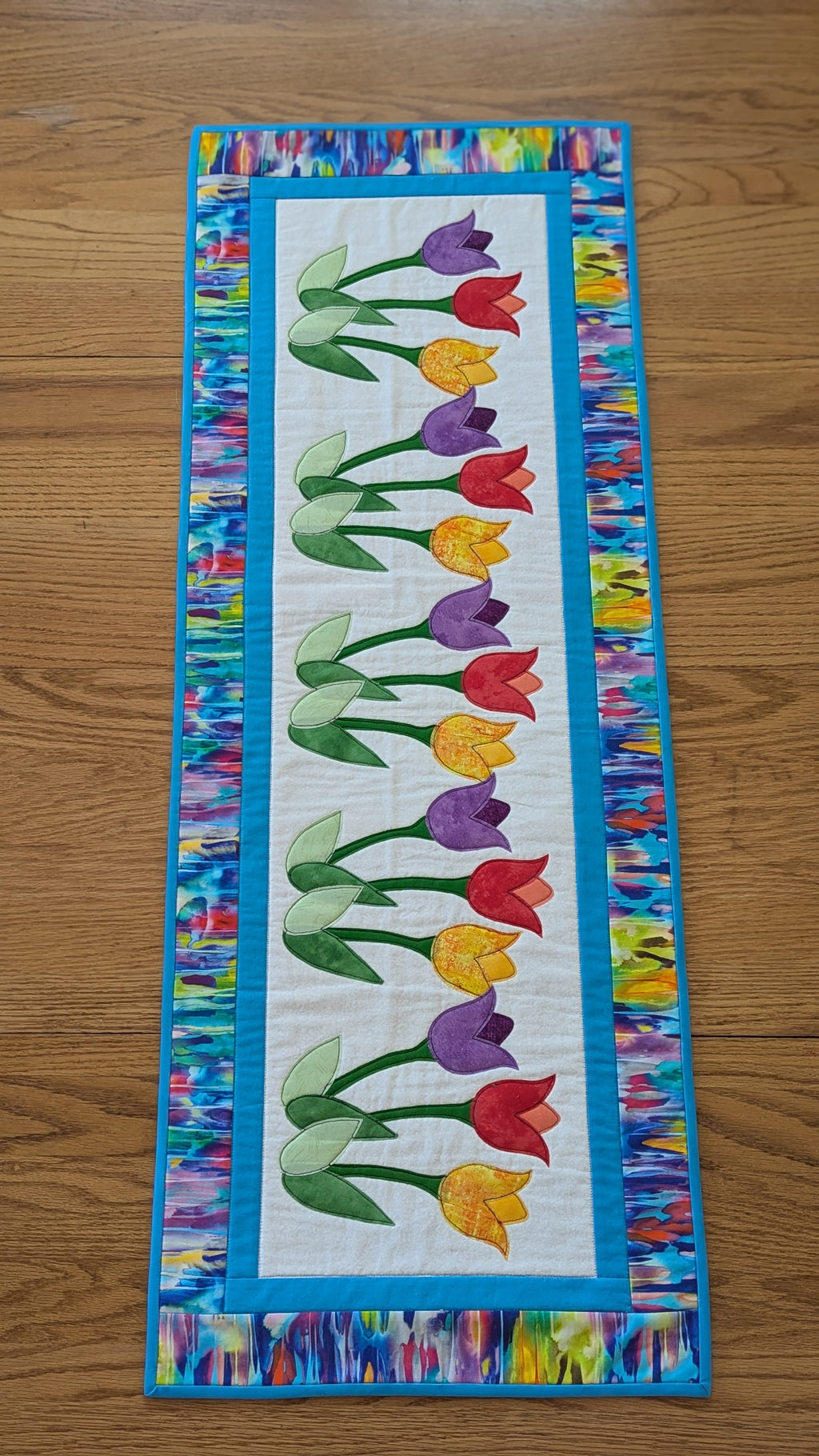 Spring Tulips - Quilted Table Runner Pattern