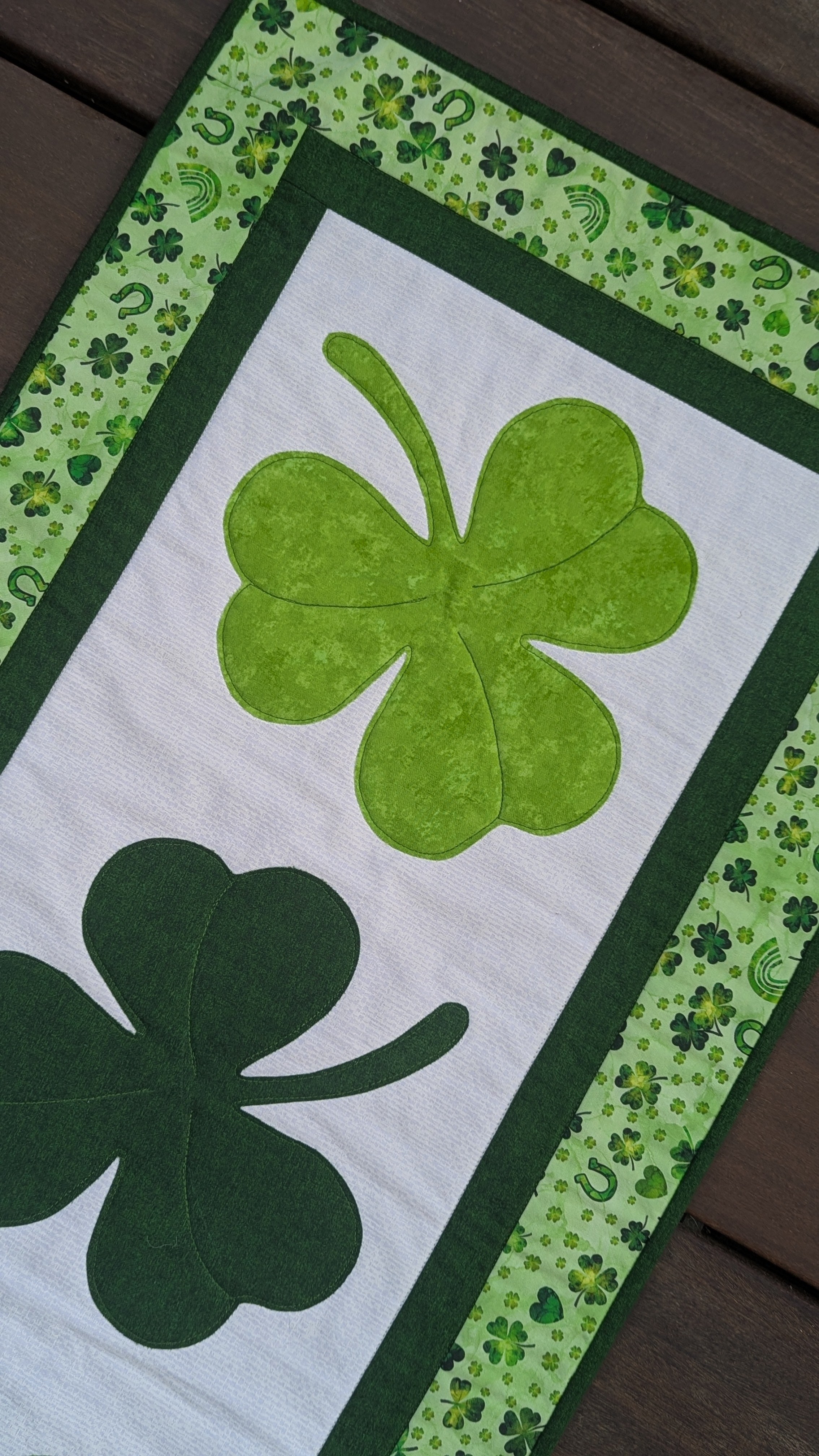 Saint Patrick's Day - Quilted Table Runner Pattern