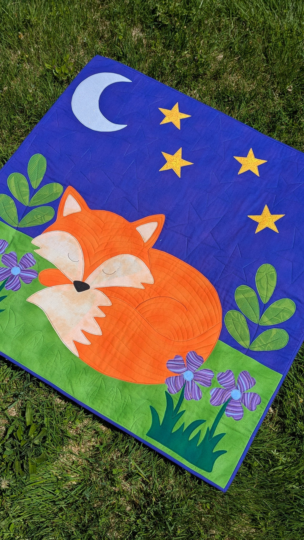 Sleepy Fox - Baby Quilt Pattern