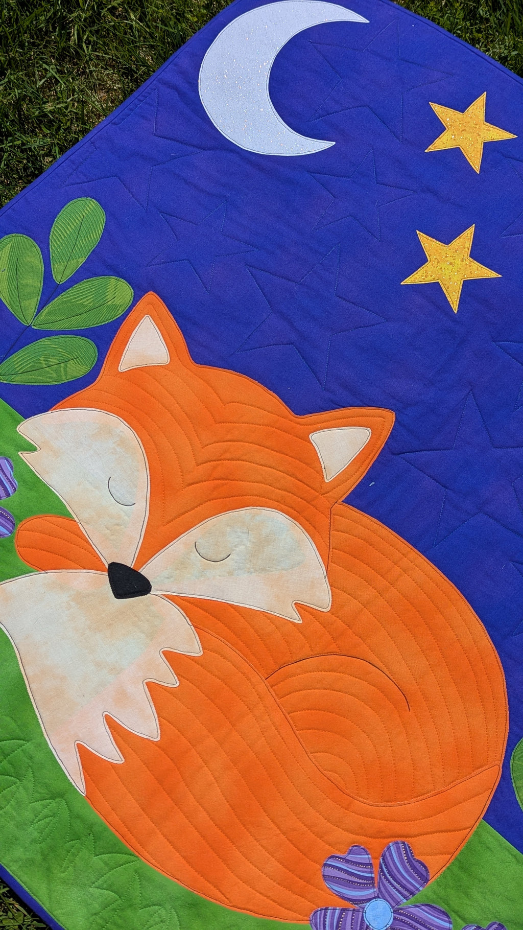Sleepy Fox - Baby Quilt Pattern