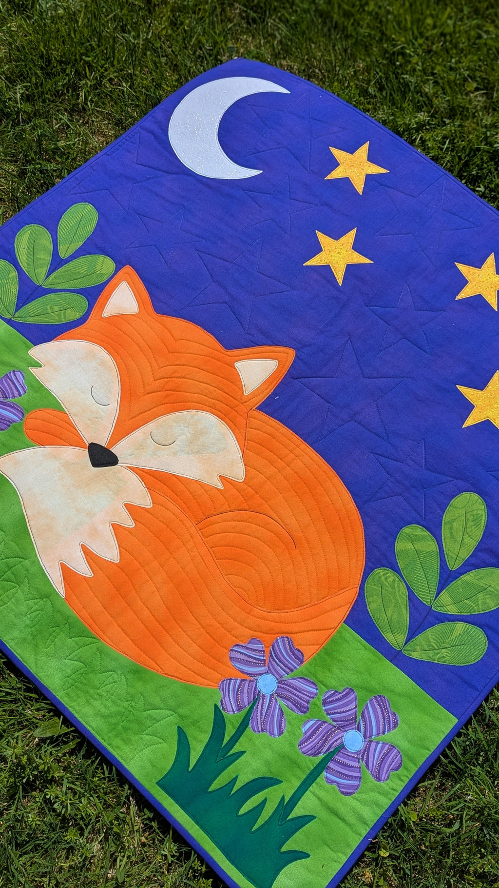 Sleepy Fox - Baby Quilt Pattern