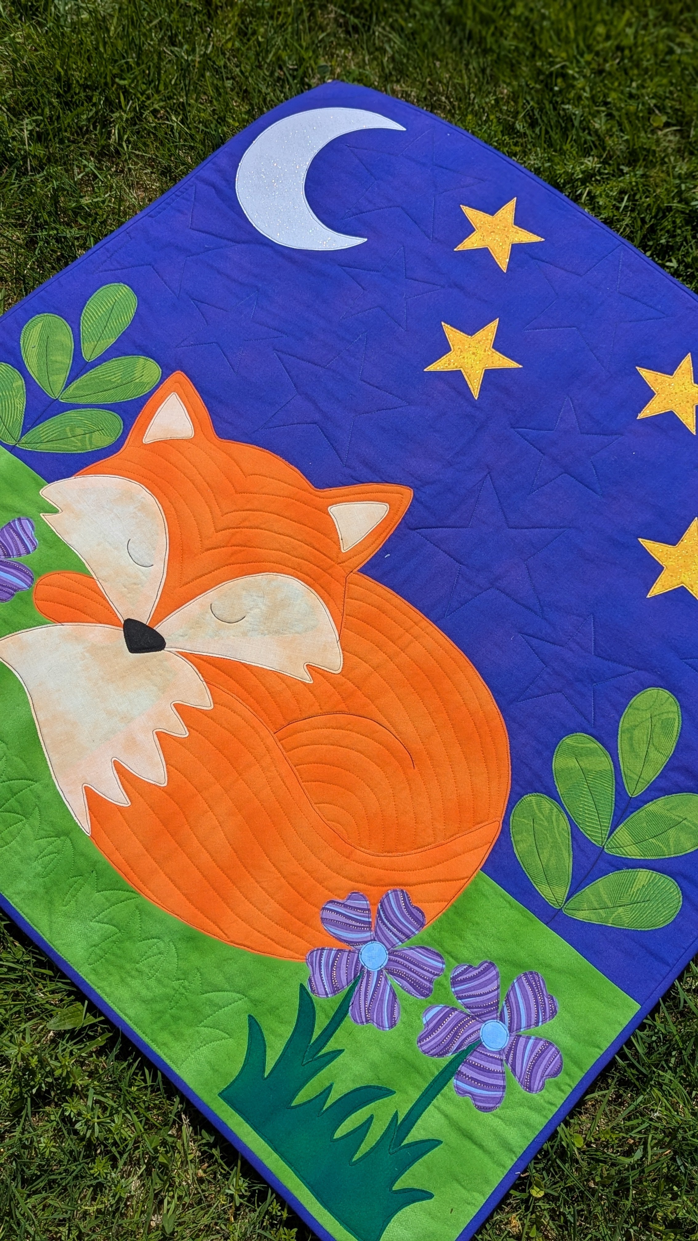 Sleepy Fox - Baby Quilt Pattern