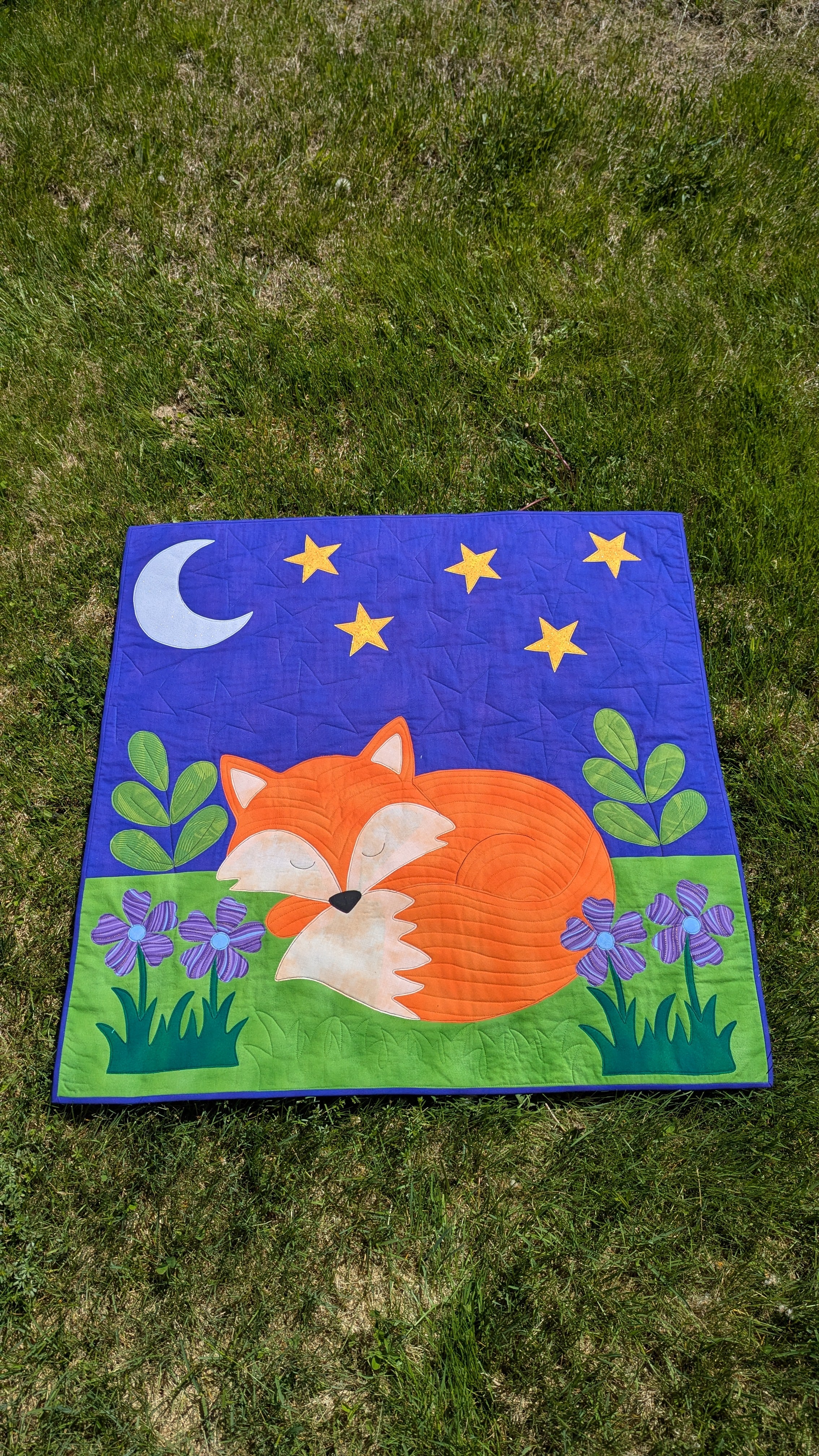 Sleepy Fox - Baby Quilt Pattern