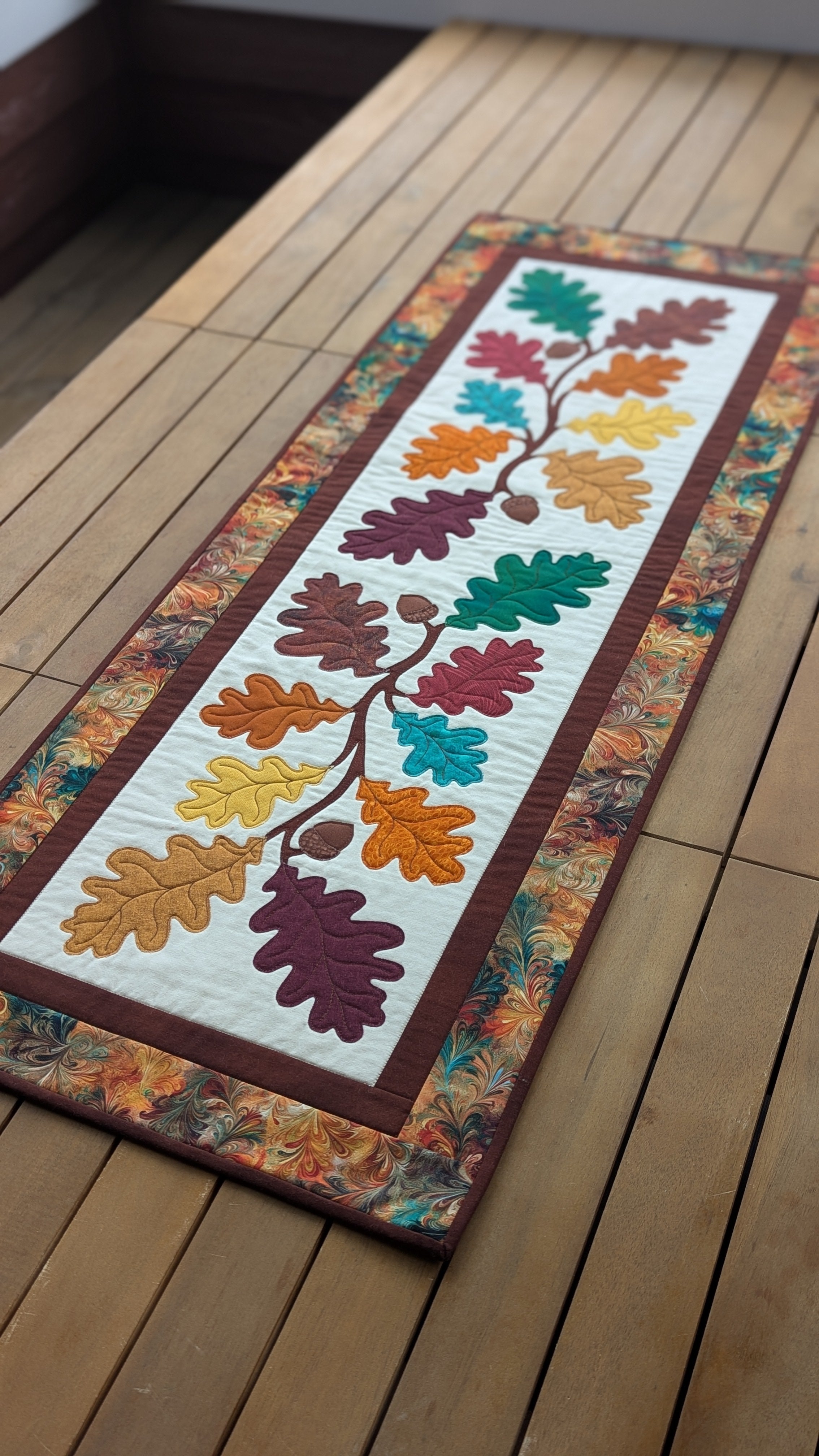 Autumn Leaves - Quilted Table Runner Pattern