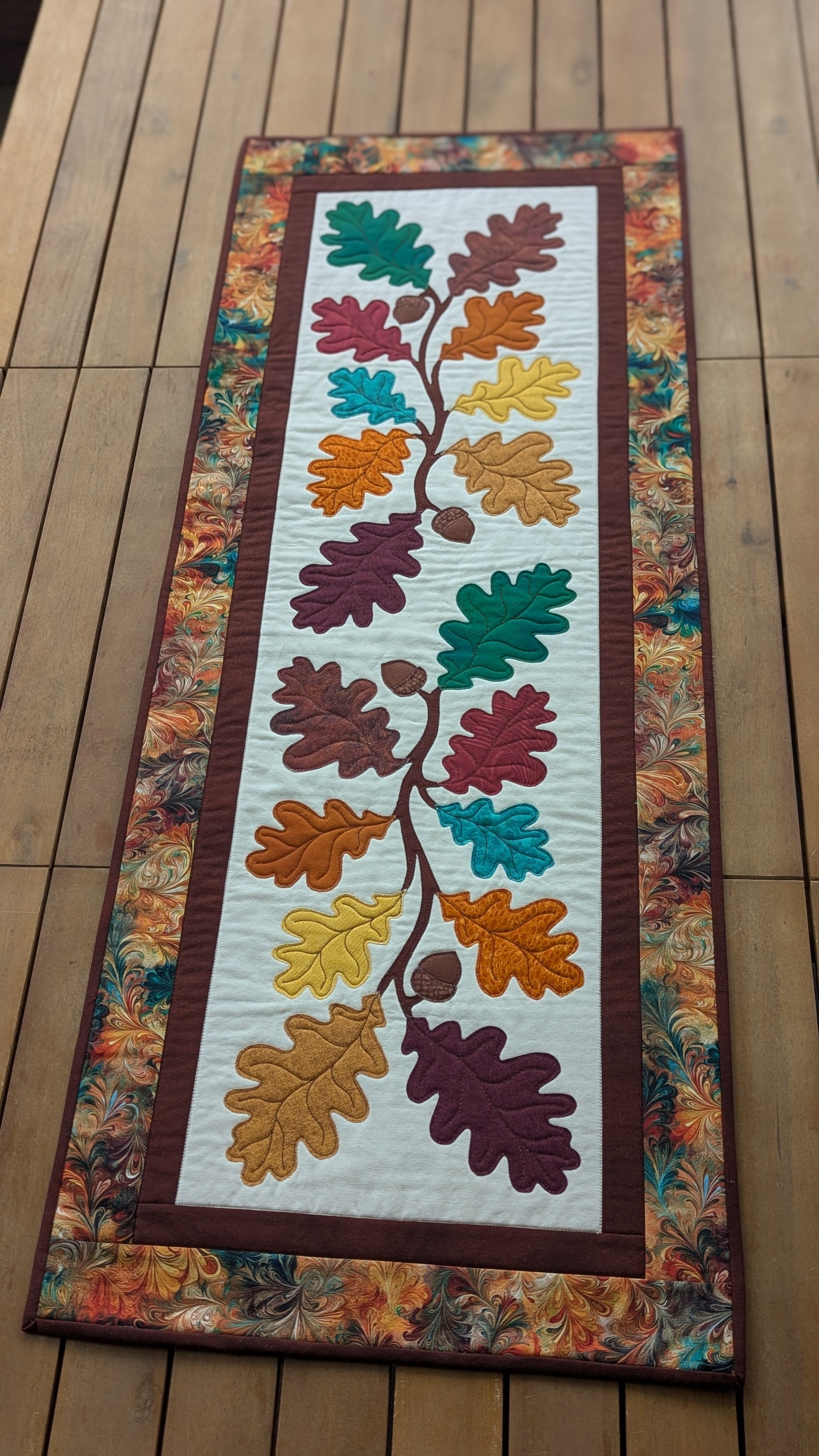 Autumn Leaves - Quilted Table Runner Pattern