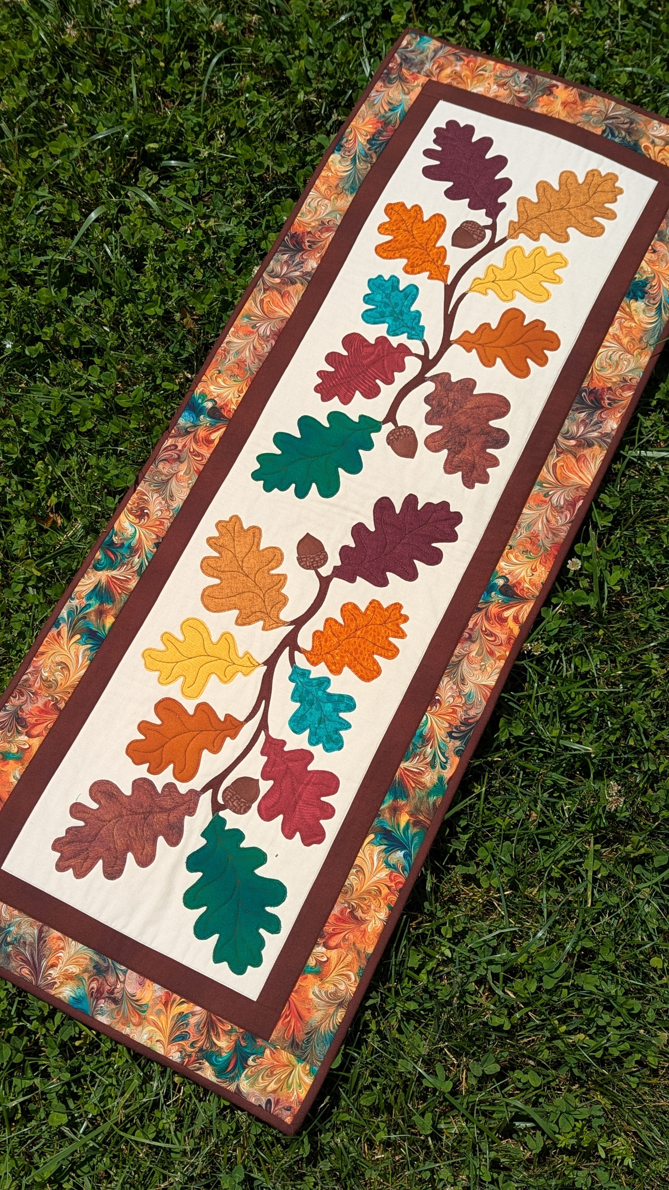 Autumn Leaves - Quilted Table Runner Pattern