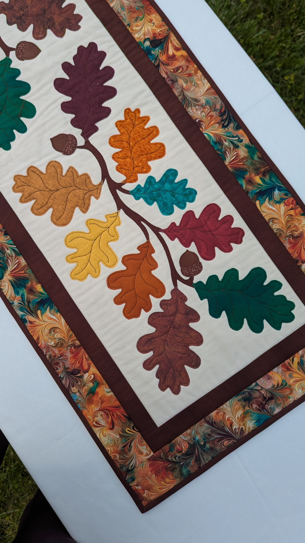 Autumn Leaves - Quilted Table Runner Pattern