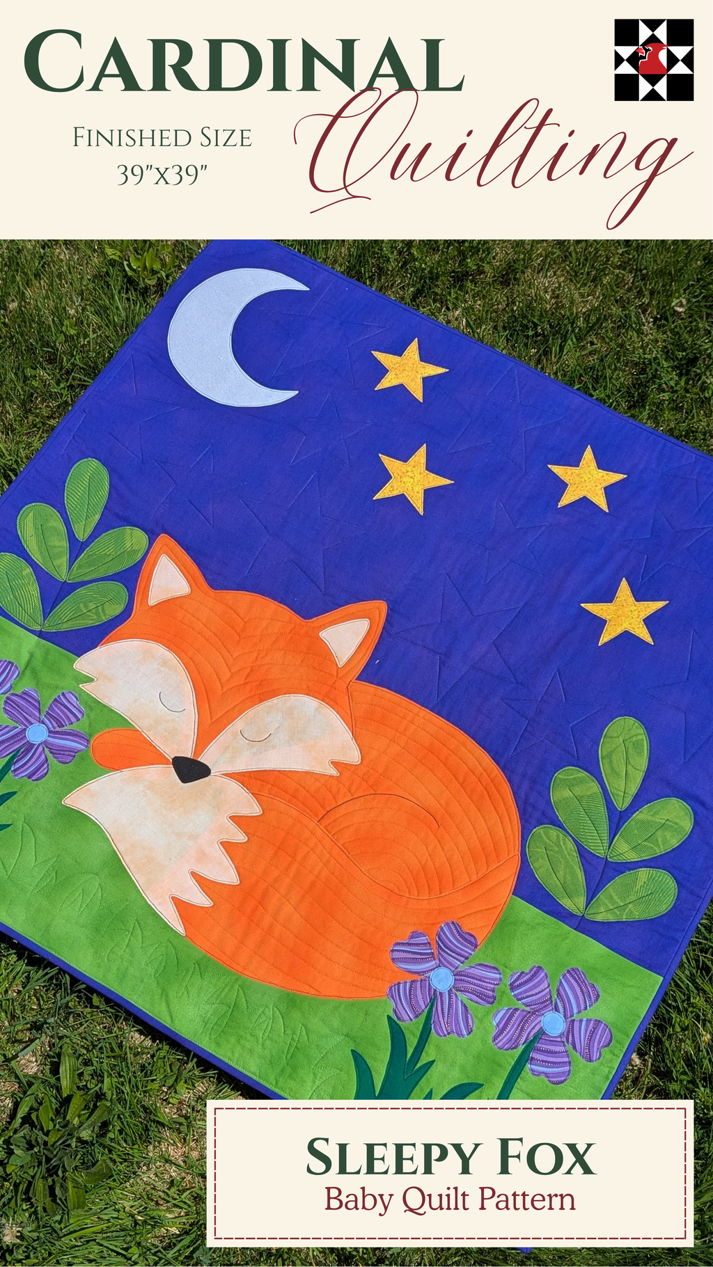 Sleepy Fox - Baby Quilt Pattern