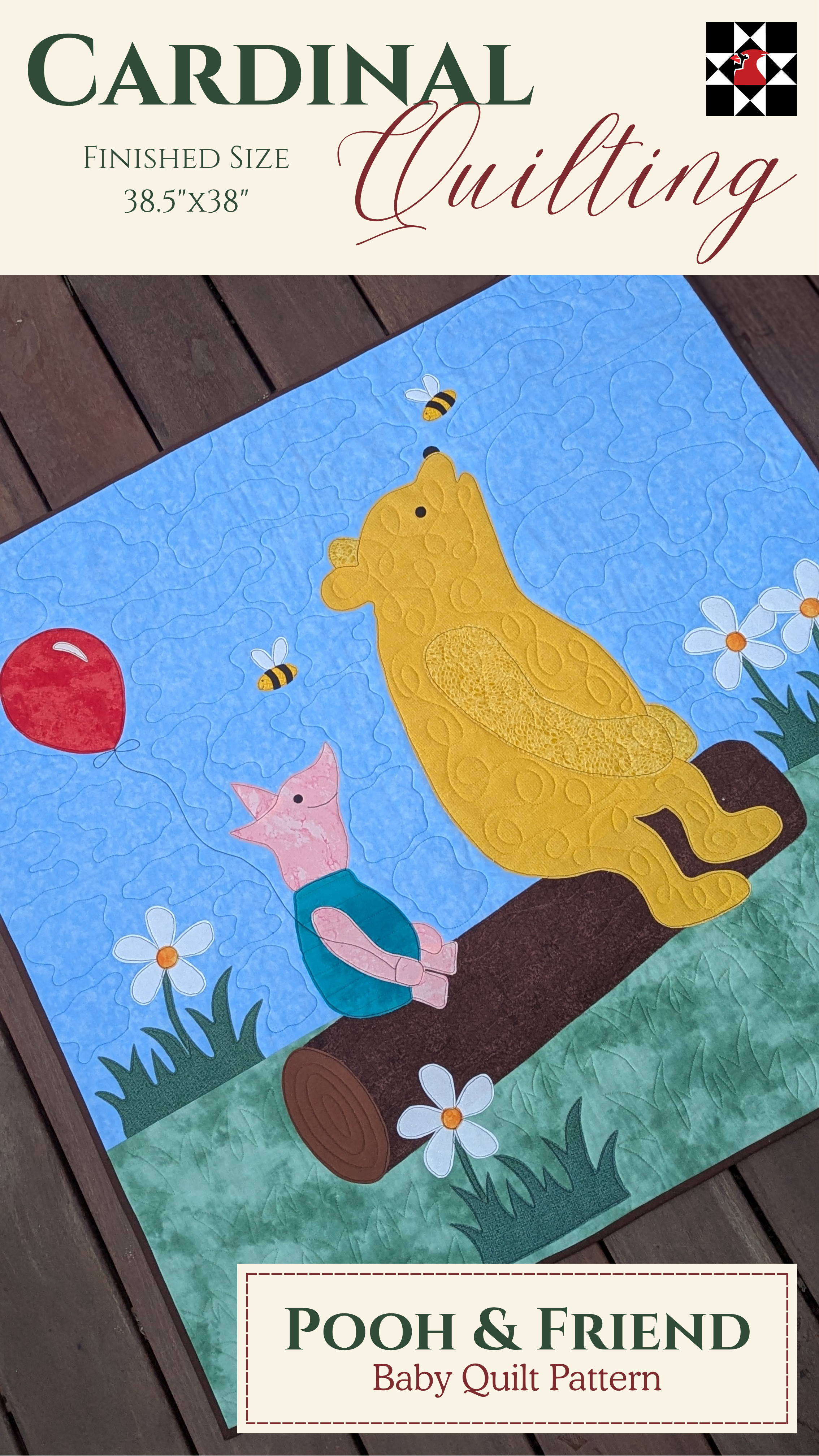 Winnie-the-Pooh - Baby Quilt Pattern